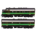 EMD F7 A-B Set - ESU Sound and DCC -- Reading 266A/266B, HO, WalthersMainline 21414