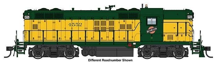 EMD GP9 Phase II - Standard DC -- Chicago & North Western(TM) 4554, HO, WalthersProto 49729