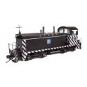 EMD NW2 - Standard DC -- Atchison, Topeka & Santa Fe 2412 (A. T. & S. F. Zebra Scheme, black, whit, HO, WalthersProto 50502