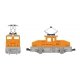 2-Axle Steeple Cab Electric - Standard DC - Pocket Line -- Kato Traction KATR 50 (yellow, red), N, Kato USA Inc 10504US