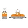 2-Axle Steeple Cab Electric - Standard DC - Pocket Line -- Kato Traction KATR 50 (yellow, red), N, Kato USA Inc 10504US