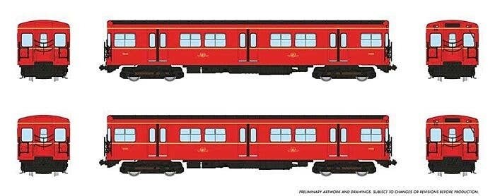 Toronto G-Class Subway A-B Set - Sound and DCC -- Toronto Transit Commission 5034, 5035, HO, Rapido Trains Inc 206502