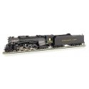 2-8-4 Kanawha/Berkshire w/Sound & DCC -- Chesapeake & Ohio 2705 (black, graphite), HO, Bachmann Industries 52405
