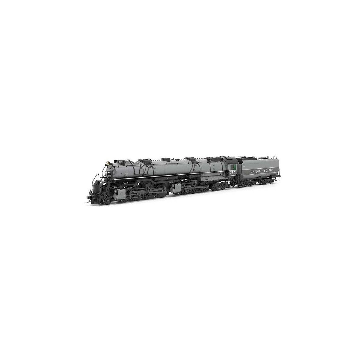 UP Class CSA-2 Early 4-6-6-4 Challenger - Standard DC - Stealth -- Union Pacific 3831 (F, HO, Broadway Limited Imports 9916