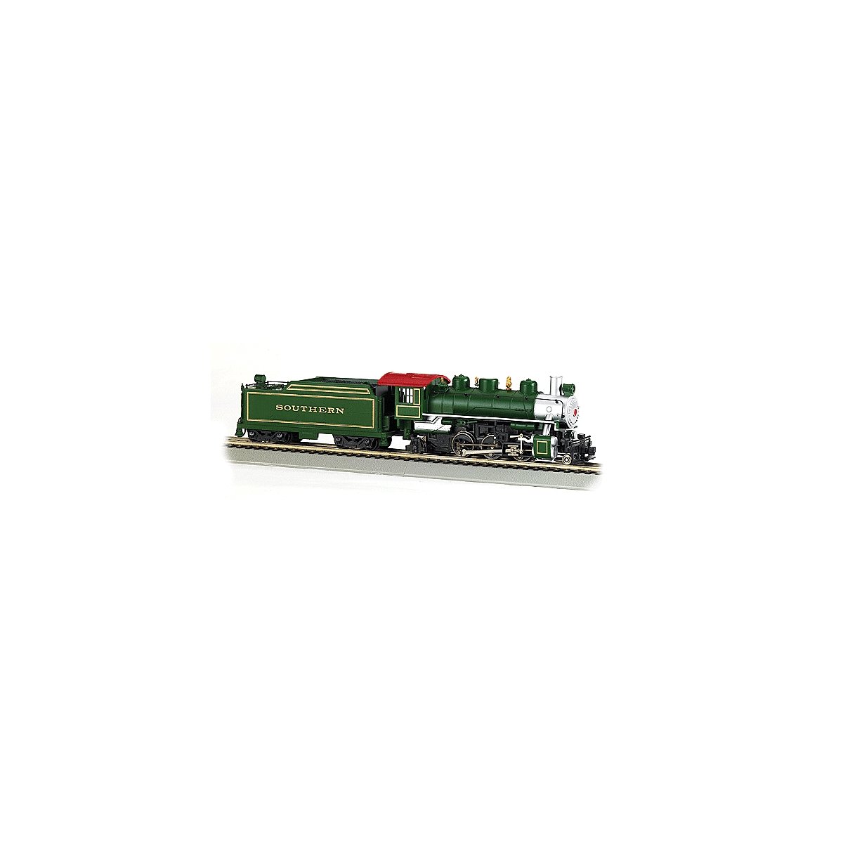 Baldwin 2-6-2 Prairie with Smoke - Standard DC -- Southern Railway (green), HO, Bachmann Industries 51504
