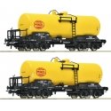 2 piece set: Tank wagons, DR, HO, Roco 6600199