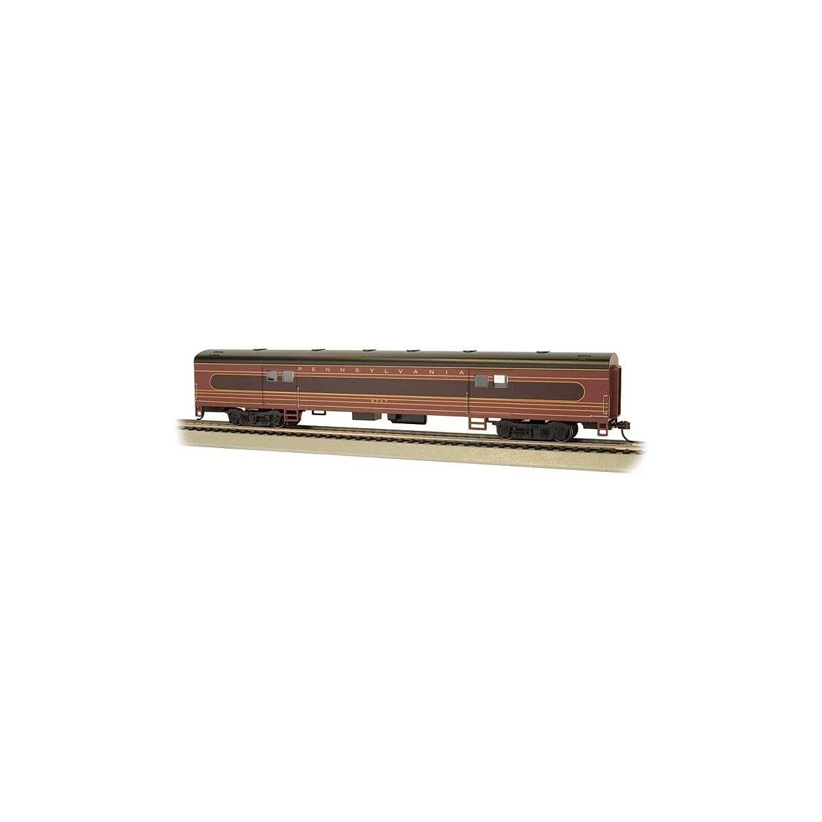 72′ Smooth-Side Baggage - Ready to Run -- Pennsylvania Railroad 6707 (Fleet of Modernism Tus, HO, Bachmann Industries 14406