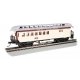 Old Time Wood Combine with Round-End Clerestory Roof - Ready to Run -- Old Colony Railroad (, HO, Bachmann Industries 15206