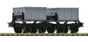 2 piece set: cement tipping wagons, HOe, Roco 34601