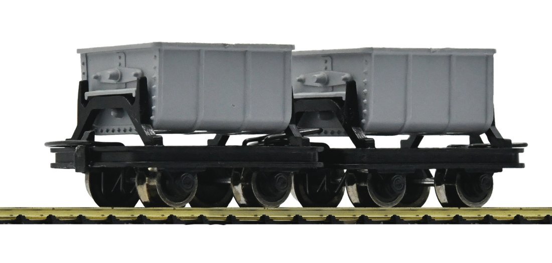 2 piece set: cement tipping wagons, HOe, Roco 34601