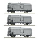 3 piece set: Refrigerator wagons, ÖBB, HO, Roco 6600140