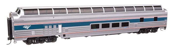 85′ Budd Great Dome - Ready to Run -- Amtrak(R) Ph VI w/Decal, HO, WalthersProto 13604