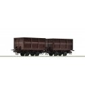 2-piece set: Side tipping wagons, HOe, Roco 34499