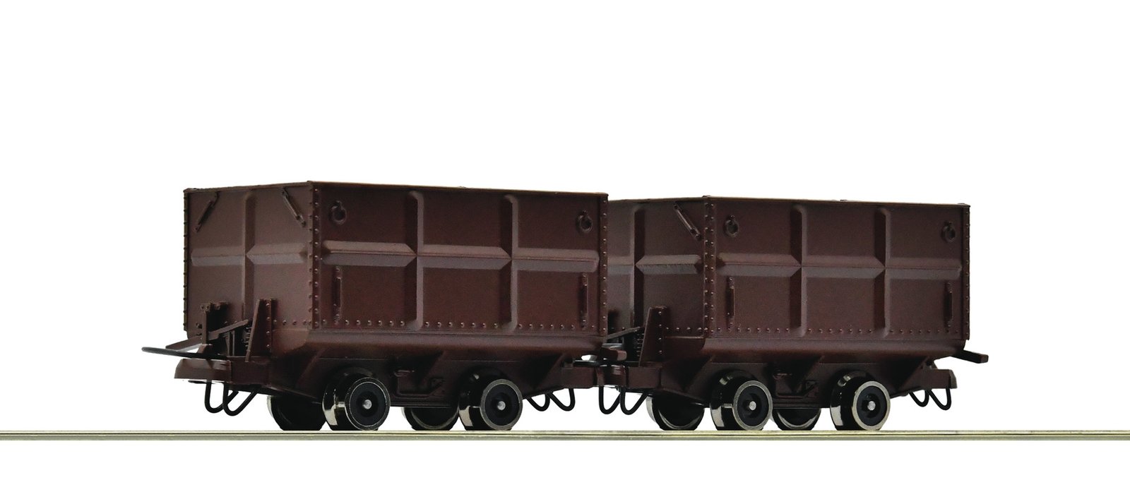 2-piece set: Side tipping wagons, HOe, Roco 34499