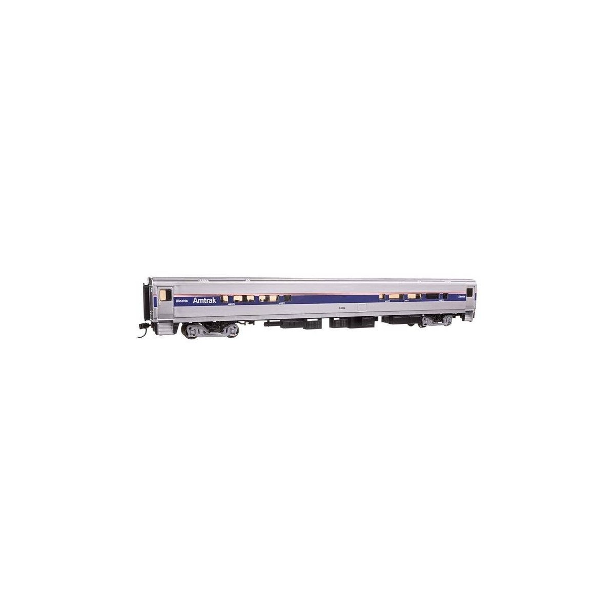 85′ Horizon Cafe/Club Food Service Car - Ready to Run -- Amtrak(R) Phase IV 53006, HO, WalthersMainline 31059
