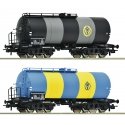 2 piece set: Tank wagons, ÖMV/ÖBB, HO, Roco 6600163