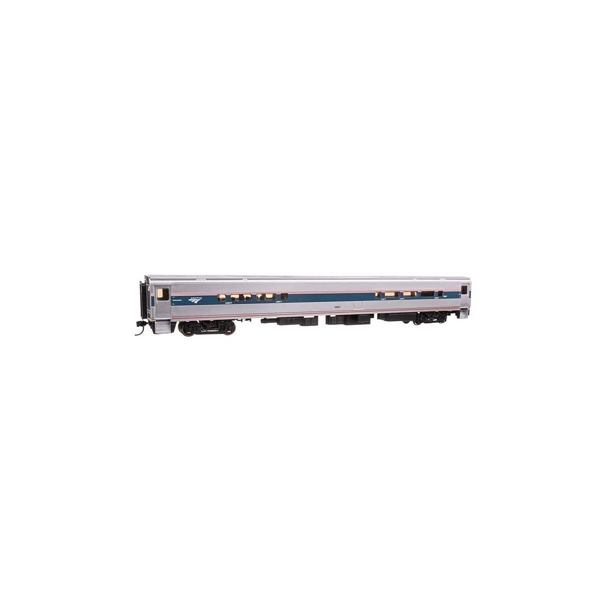 85′ Horizon Cafe/Club Food Service Car - Ready to Run -- Amtrak(R) Phase VI 58007, HO, WalthersMainline 31062