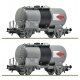 2 piece set: Tank wagons, SBB, HO, Roco 6600196
