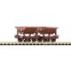 2 piece set: Side tipping wagons, HOe, Roco 34498