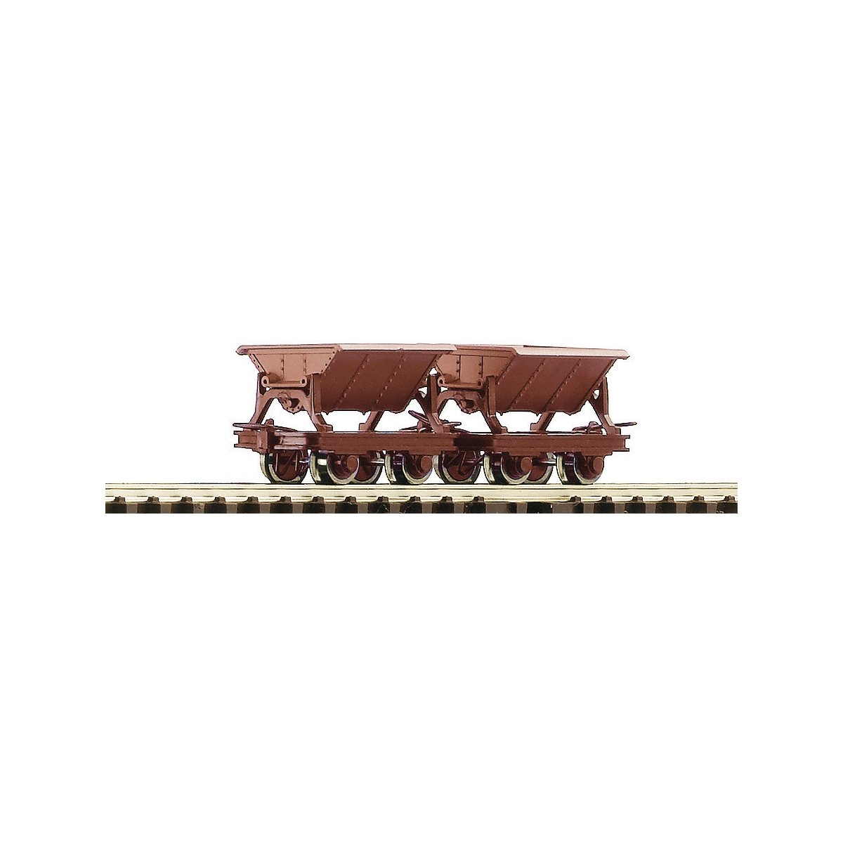 2 piece set: Side tipping wagons, HOe, Roco 34498
