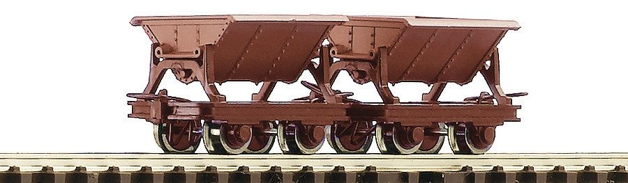 2 piece set: Side tipping wagons, HOe, Roco 34498