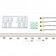 Lighting kit for short wagons -- Beleuchtungssatz für kurze Waggons -- Universal - Roco 40361