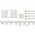 Lighting kit for short wagons -- Beleuchtungssatz für kurze Waggons -- Universal - HO - Roco 40361