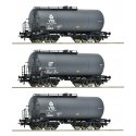 3 piece set: Tank wagons, VTG/DB, HO, Roco 6600162
