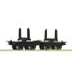 2 piece set: pivoted bolster wagons, HOe, Roco 34602