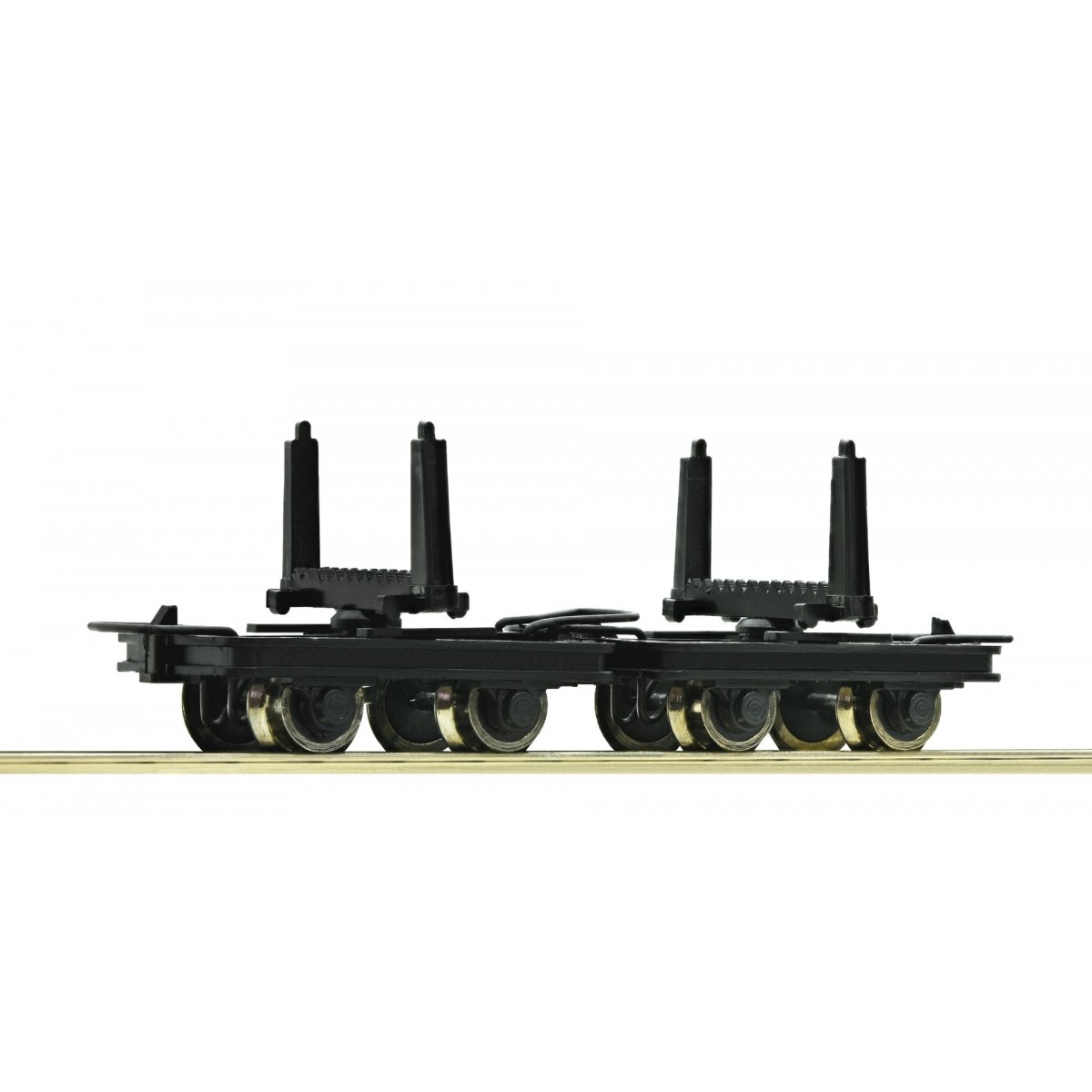 2 piece set: pivoted bolster wagons, HOe, Roco 34602