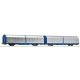 Double unit sliding wall wagon, Transwaggon, HO, Roco 6600276