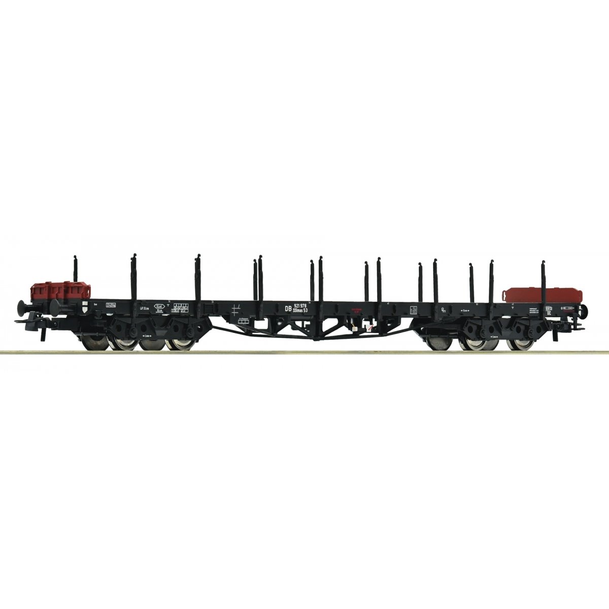 Stake wagon, DB, HO, Roco 6600189
