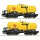 2 piece set: Tank wagons, DR, HO, Roco 6600199