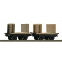 2 piece set: coal mine wagons, HOe, Roco 34604