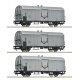 3 piece set: Refrigerator wagons, ÖBB, HO, Roco 6600140