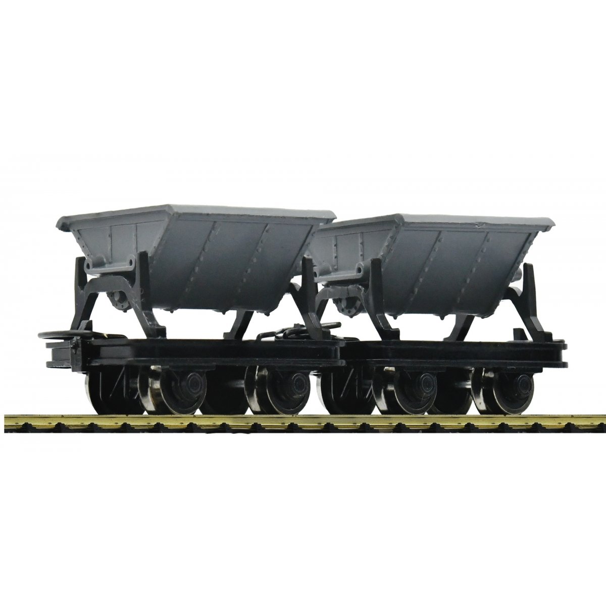 2 piece set: Side tipping wagons, HOe, Roco 34600