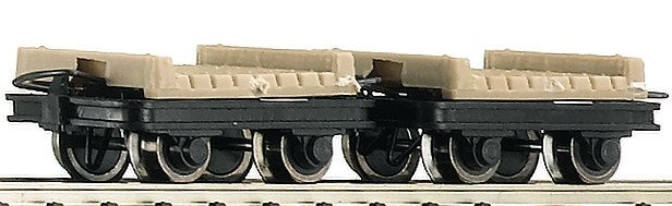 2 piece set: Flatbed wagons, HOe, Roco 34607