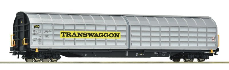 Sliding wall wagon, Transwaggon, HO, Roco 6600166
