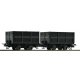 2-unit coal truck set, HOe, Roco 34605