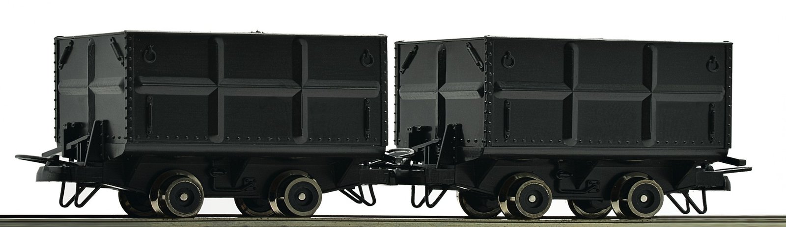 2-unit coal truck set, HOe, Roco 34605