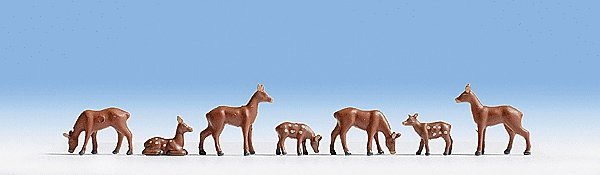 Roe Deer pkg(7), HO, Noch Gmbh & Co 15740