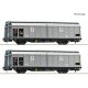 2-piece set: Sliding wall wagons, SBB Cargo, HO, Roco 6600110