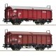 2 piece set: sliding roof wagons, MAV, HO, Roco 6600116