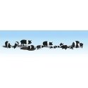 Hampshire Pigs - Scenic Accents(R) -- pkg(12), HO, Woodland Scenics 1864