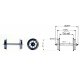 Spoked wheel set for AC operation, HO, Roco 6562
