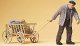 Pedestrians -- Man Pulling Hand Cart, G, Preiser Kg 45109