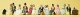 1847 Vintage Passengers -- pkg(13), HO, Preiser Kg 12045