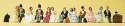 1847 Vintage Passengers -- pkg(13), HO, Preiser Kg 12045