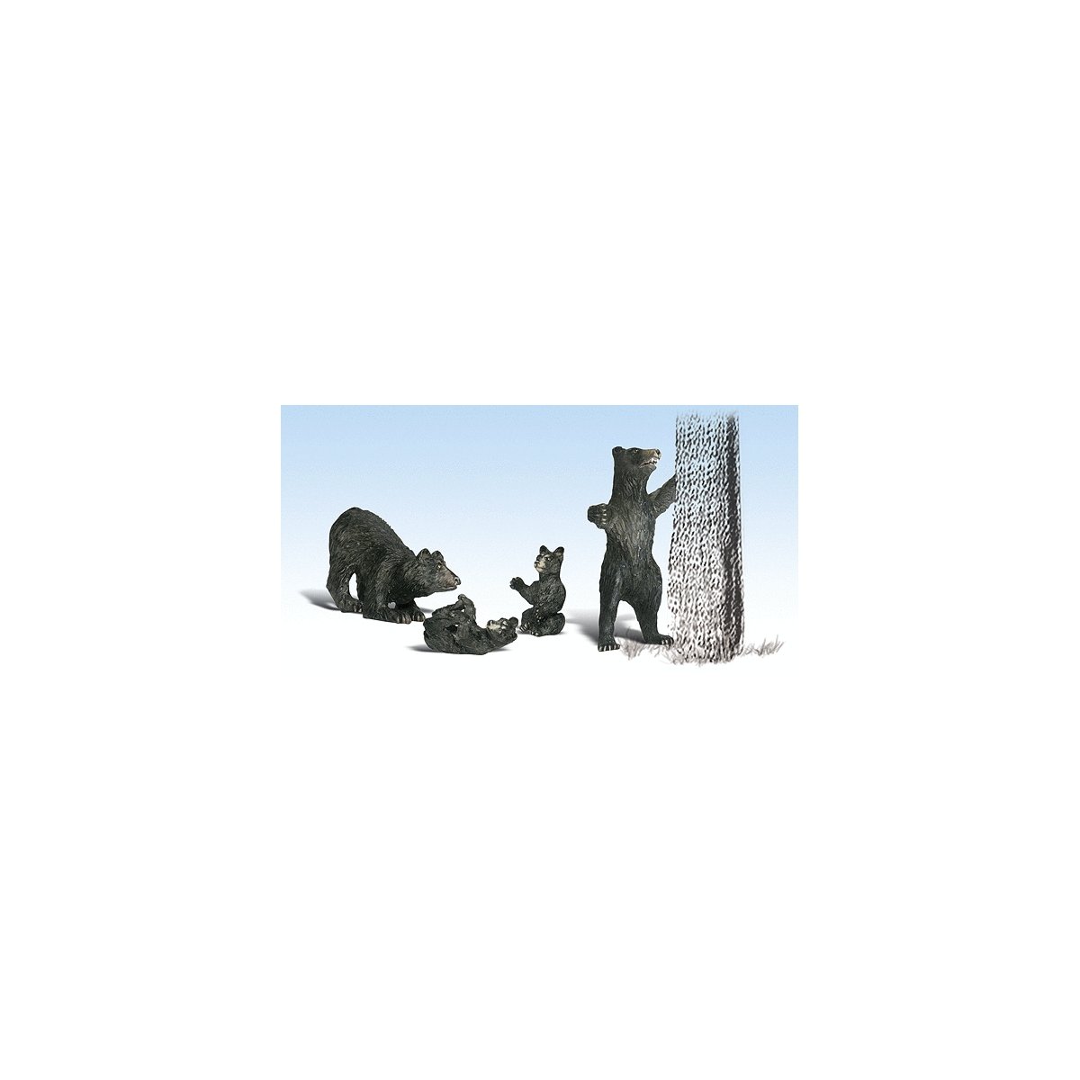 Scenic Accents(R) Figures -- Harry Bear & Family, G, Woodland Scenics 2551