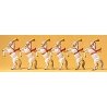 Animals -- Performing (Liberty/High School) Horses pkg(6), HO, Preiser Kg 20382